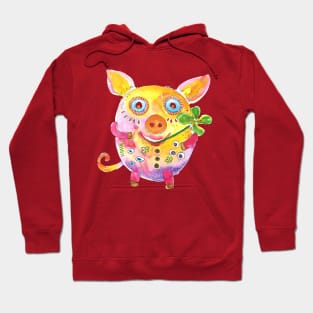 Lucky pig 2 Hoodie